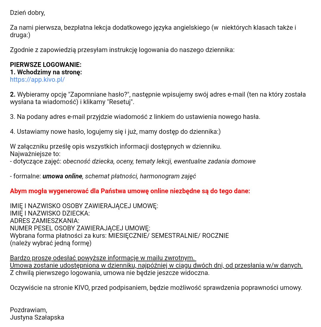 Prosimy sprawdzić skrzynkę odbiorczą. 